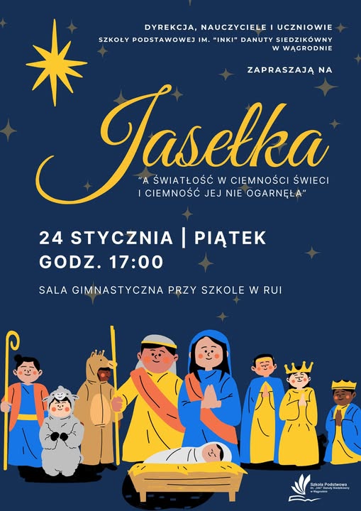 plakat - jasełka